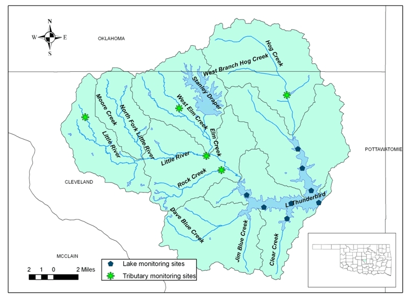 Lake Thunderbird Topo Map