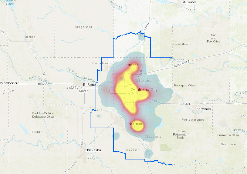 Story Map Features High Crash Areas on OKCArea City Streets ACOG