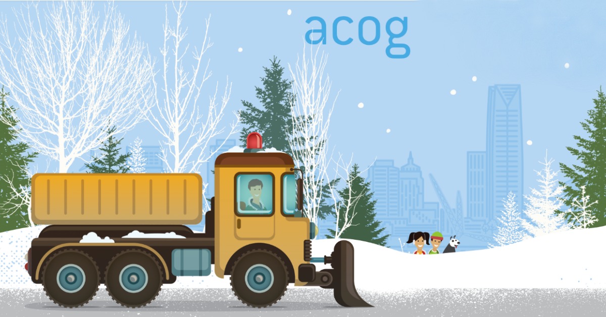 2019 FREE Printable Snow Route Map for OKC Region ACOG